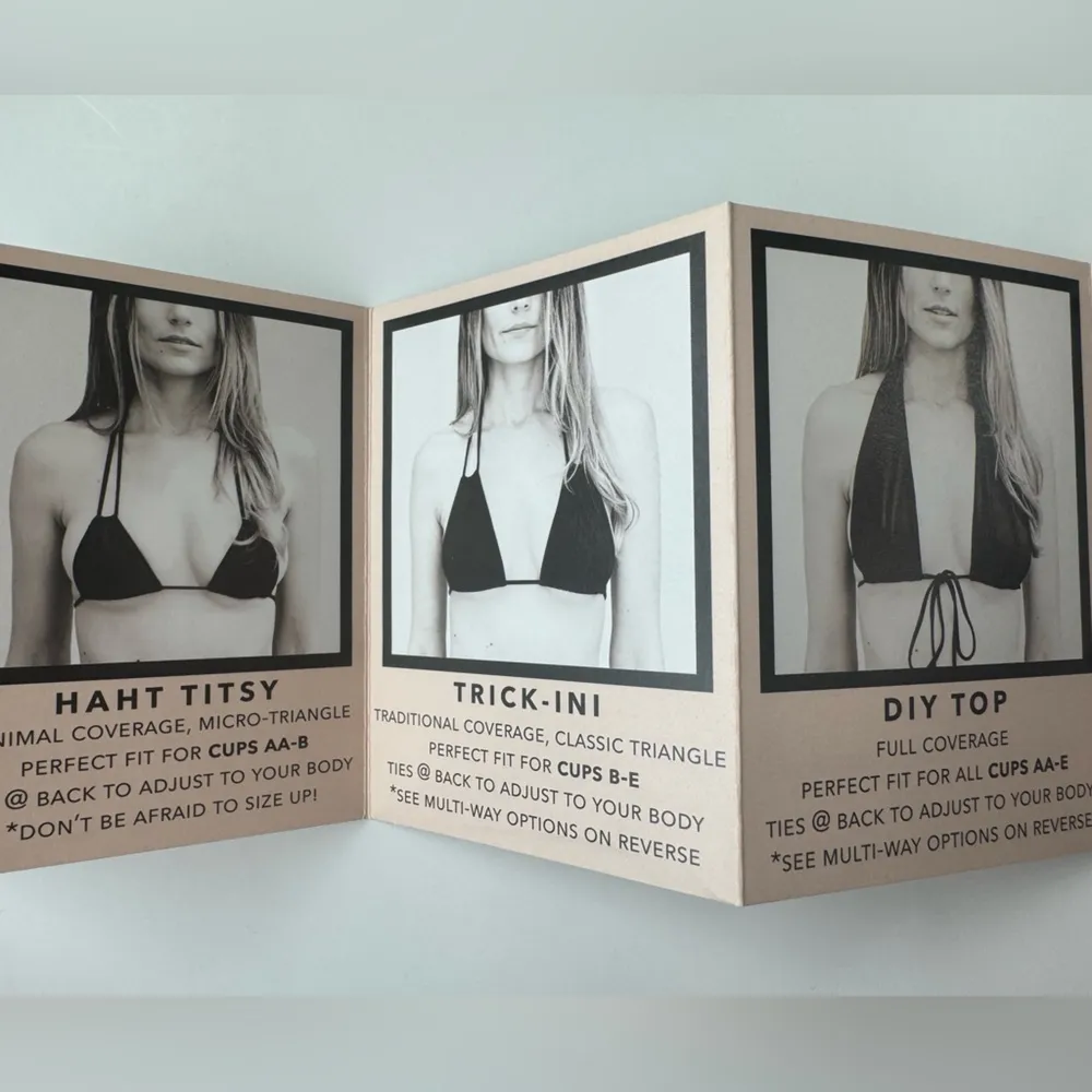 NWT We are HAH XL Free People Reversible Top Swim Dusty Rose Shroom Combo Size S Tan - Image 4