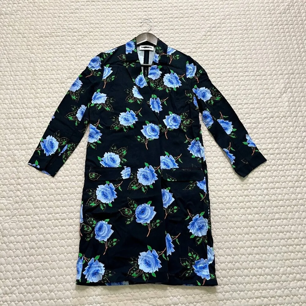 NWOT Essentiel Antwerp Women's Floral Cardi Coat/Dress Size 34/us 2 - Image 4