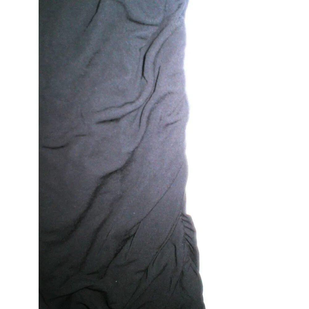 New Womens Halston Heritage Cowl Asymmetric 6 Dress Designer NWT Black Sleeves - Image 10