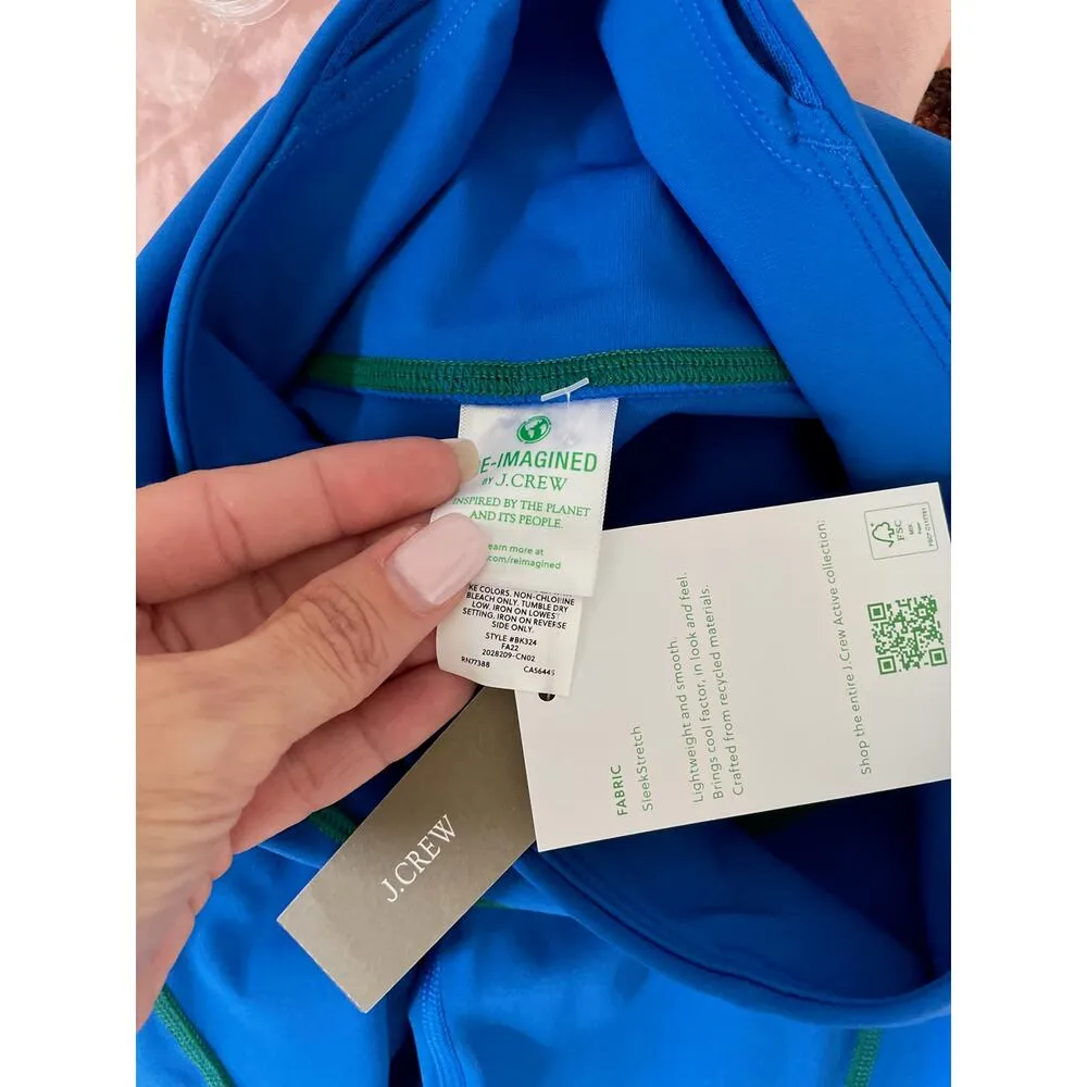J. Crew Workout Yoga 25" Leggings Royal Blue Size XXS NEW - Image 8