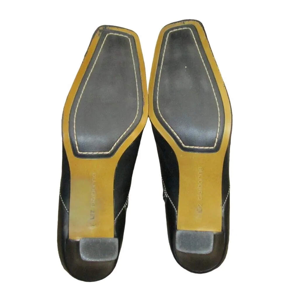 Liz Claiborne Black Dora Ankle Booties Sz 10M - Image 7