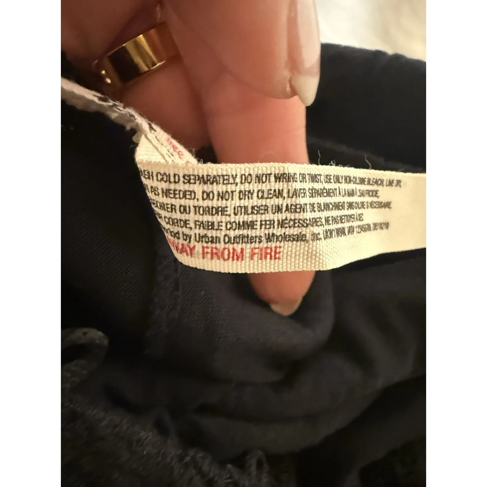 Free People Intimately Free Black Crochet Lace Dress‎ Size Small - Image 4