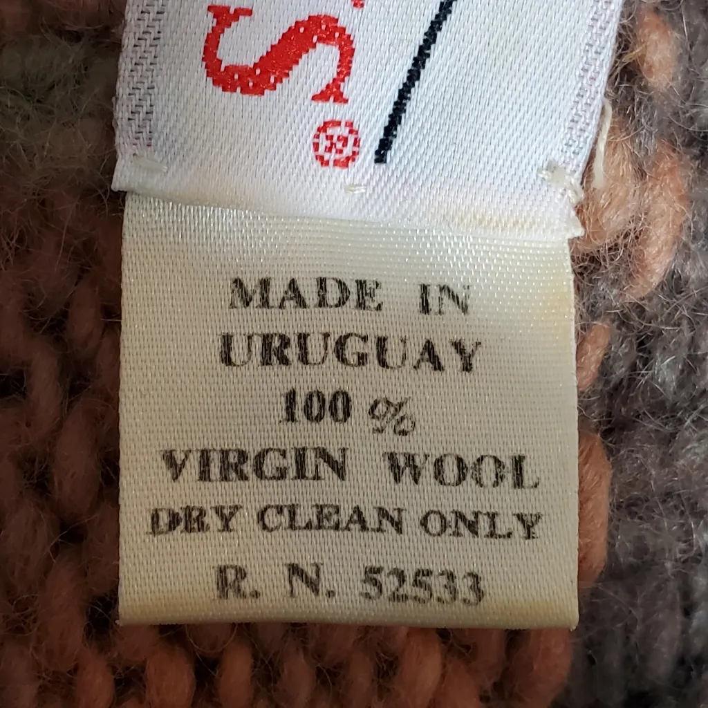 Orvis Vintage Women’s Cardigan‎ Virgin Wool Sweater Size M - Image 7