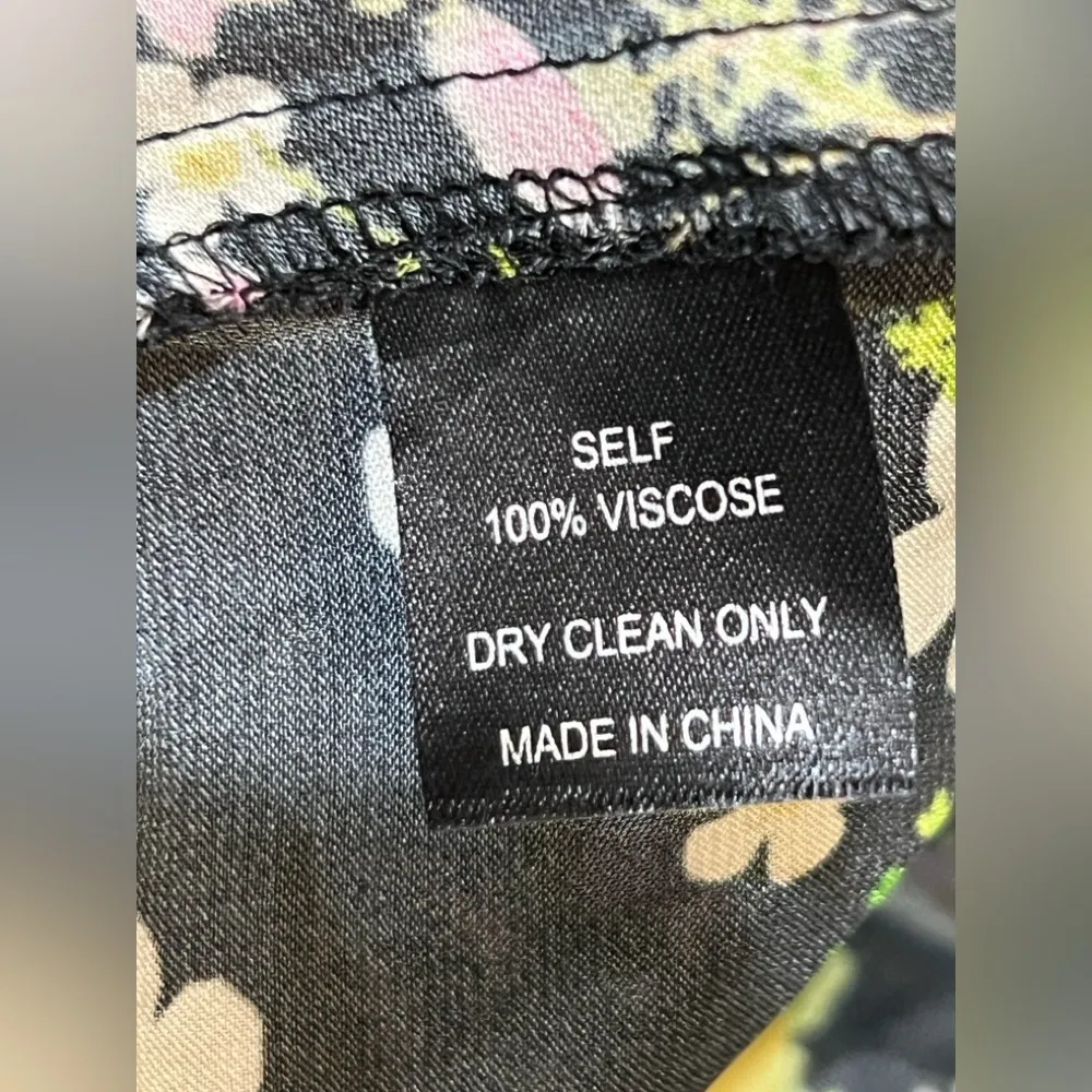 Cynthia Rowley Capri Dress -Black floral size 8 New - Image 5