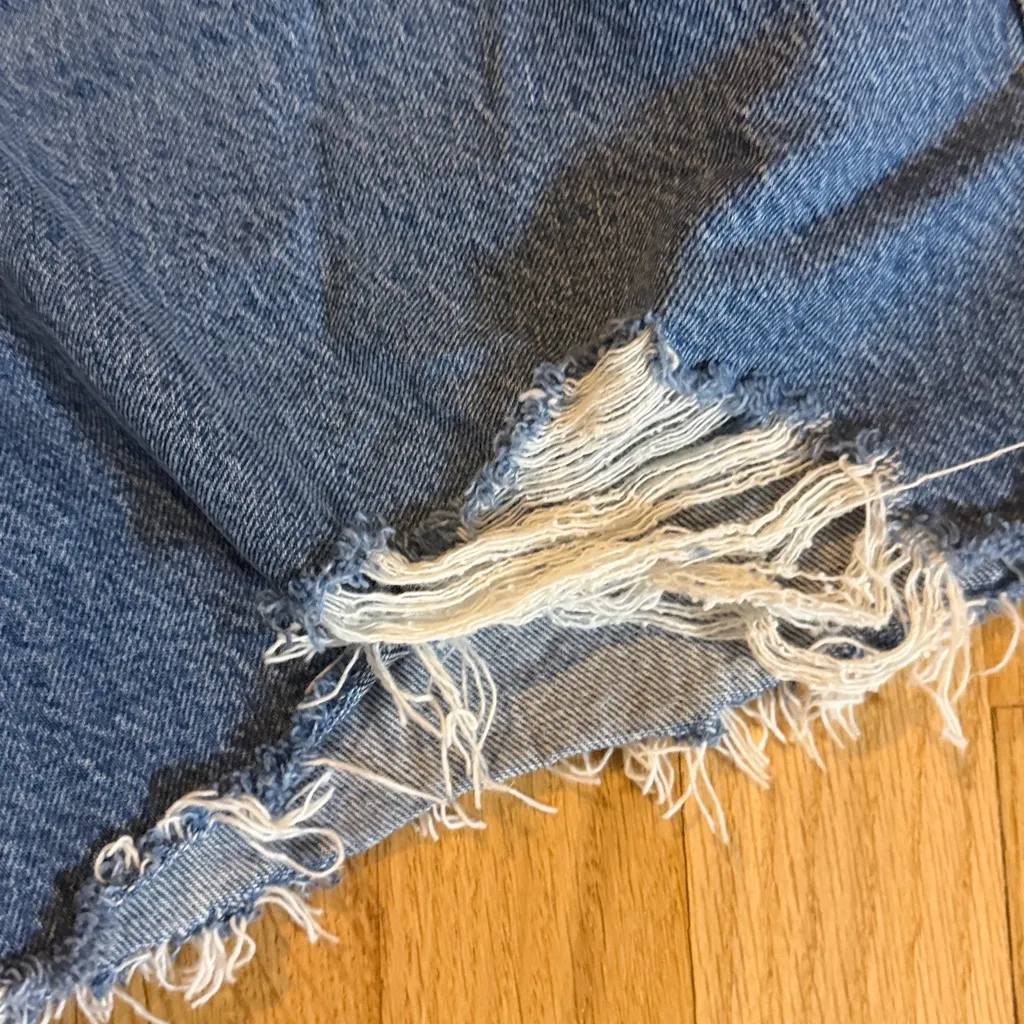 Abercrombie & Fitch Curve Love The Loose Short High Rise Sz 4/27 - Image 3