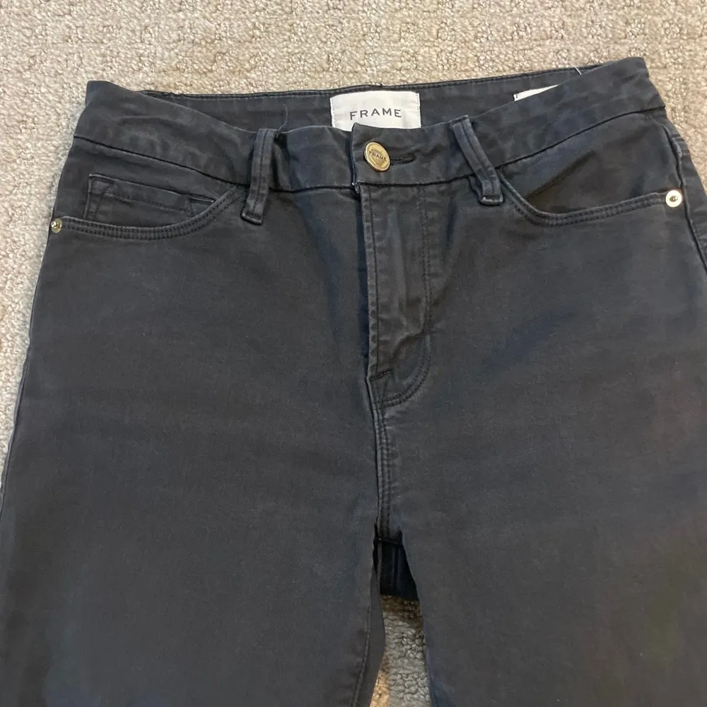 FRAME Black Le Crop Mini Boot Jeans 25 - Image 6