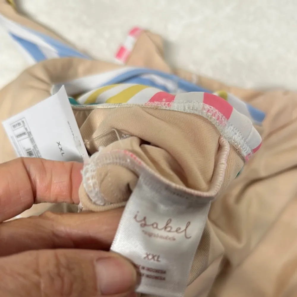 Isabel Maternity by Ingrid & Isabel Striped One Piece - Image 8