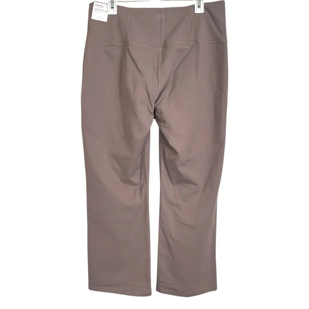 NEW Calia Essential Collection High Rise Crop Flare Womens NWT Size XXL Gray - Image 8