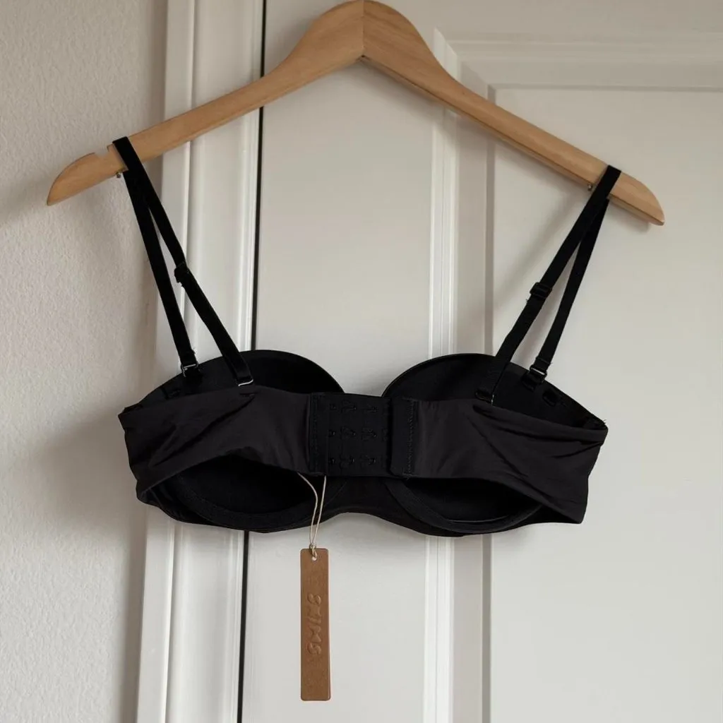 Skims Ultimate Strapless Push Up Bra in Onyx, Size 34C - Image 7