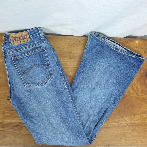 Vintage Mudd Flared Distressed Jeans Size 13 - Image 2
