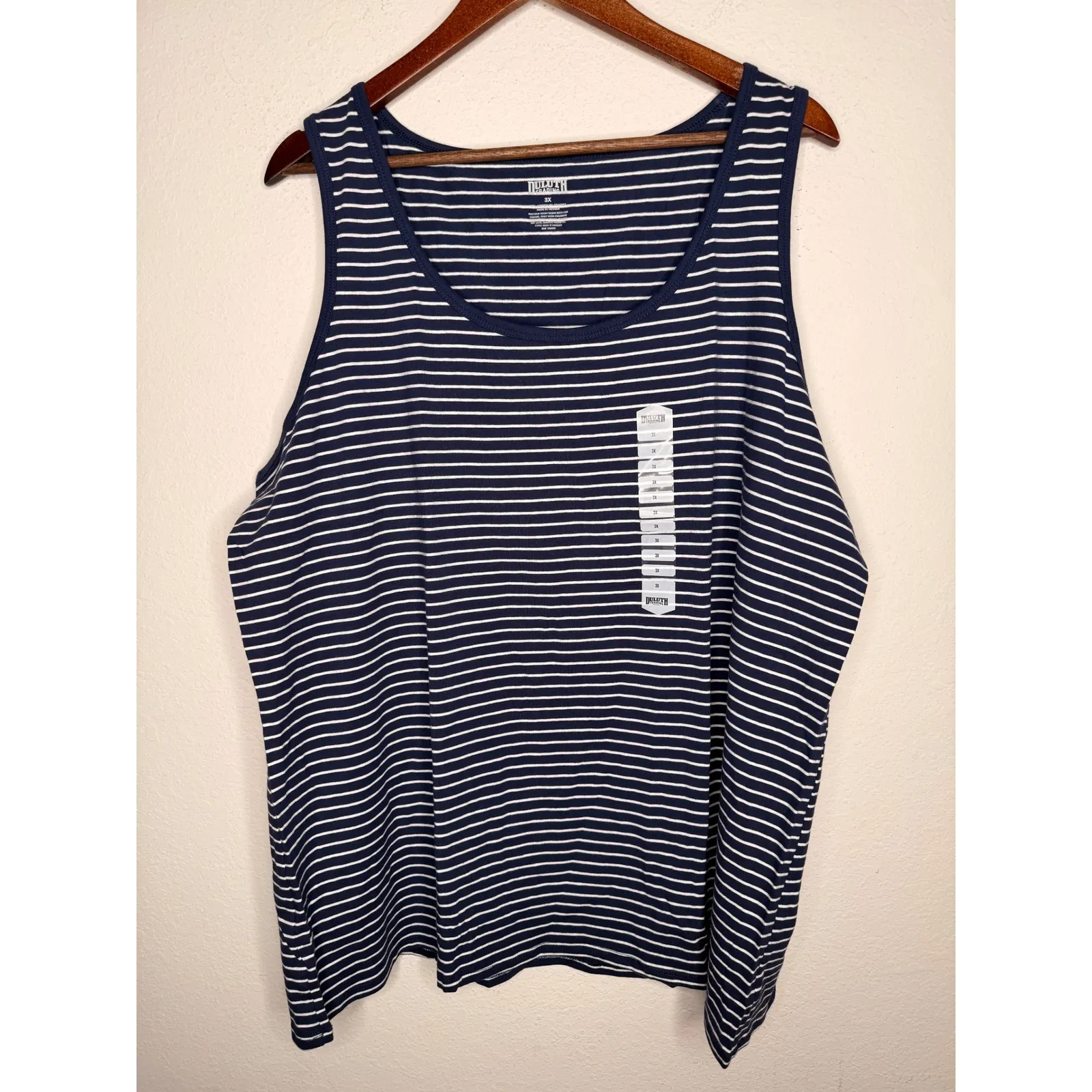 Lot of 3 NWT Duluth Trading Co Womens Plus No Yank Tank Top Sz 3X Gray - Image 3