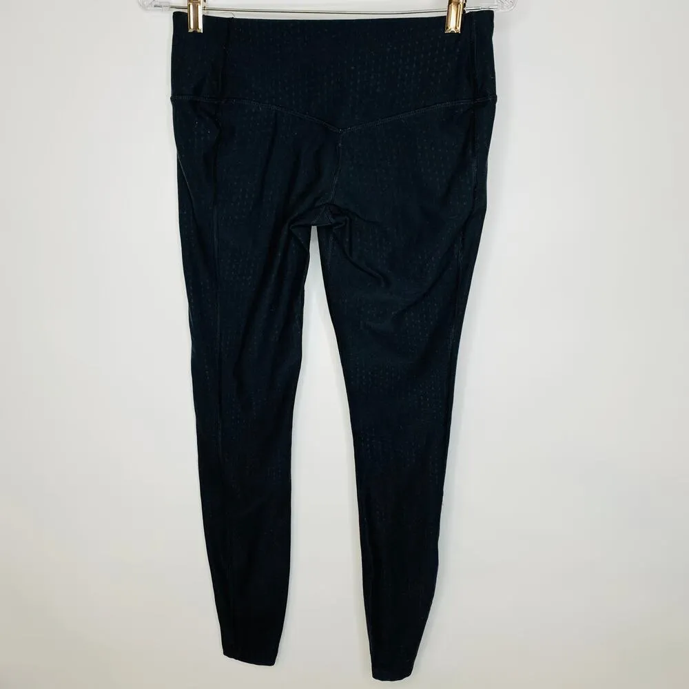 Mizzou Tigers Black Nike Leggings Fine Polka Dot Pattern on the lycra Sz Small - Image 2