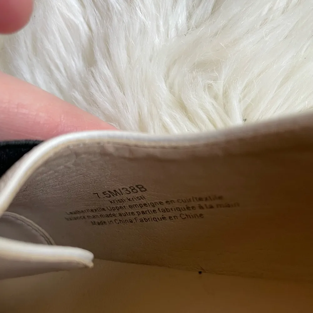 Karl Lagerfeld Kristi Kristi White Oxford Shoes 7.5M - Image 9