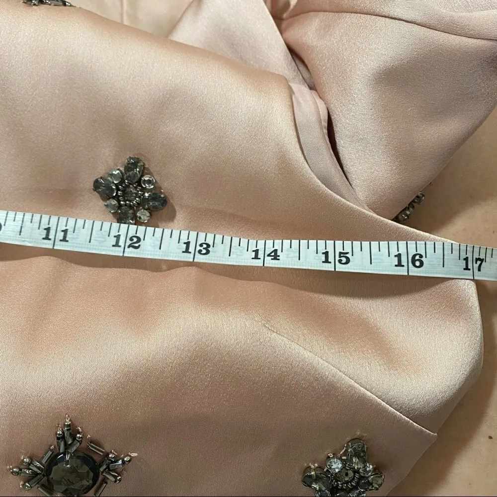 Ann Taylor Pink Jeweled Shift Dress Size 2 TALL - Image 11