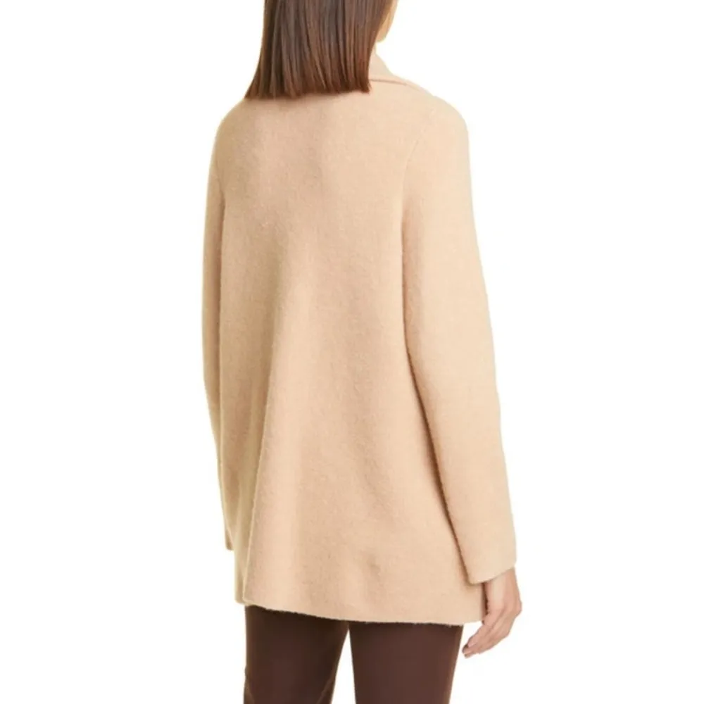 Vince Wool & Alpaca Blend Natural Double Breasted Jacket Brittle Medium NWT - Image 2