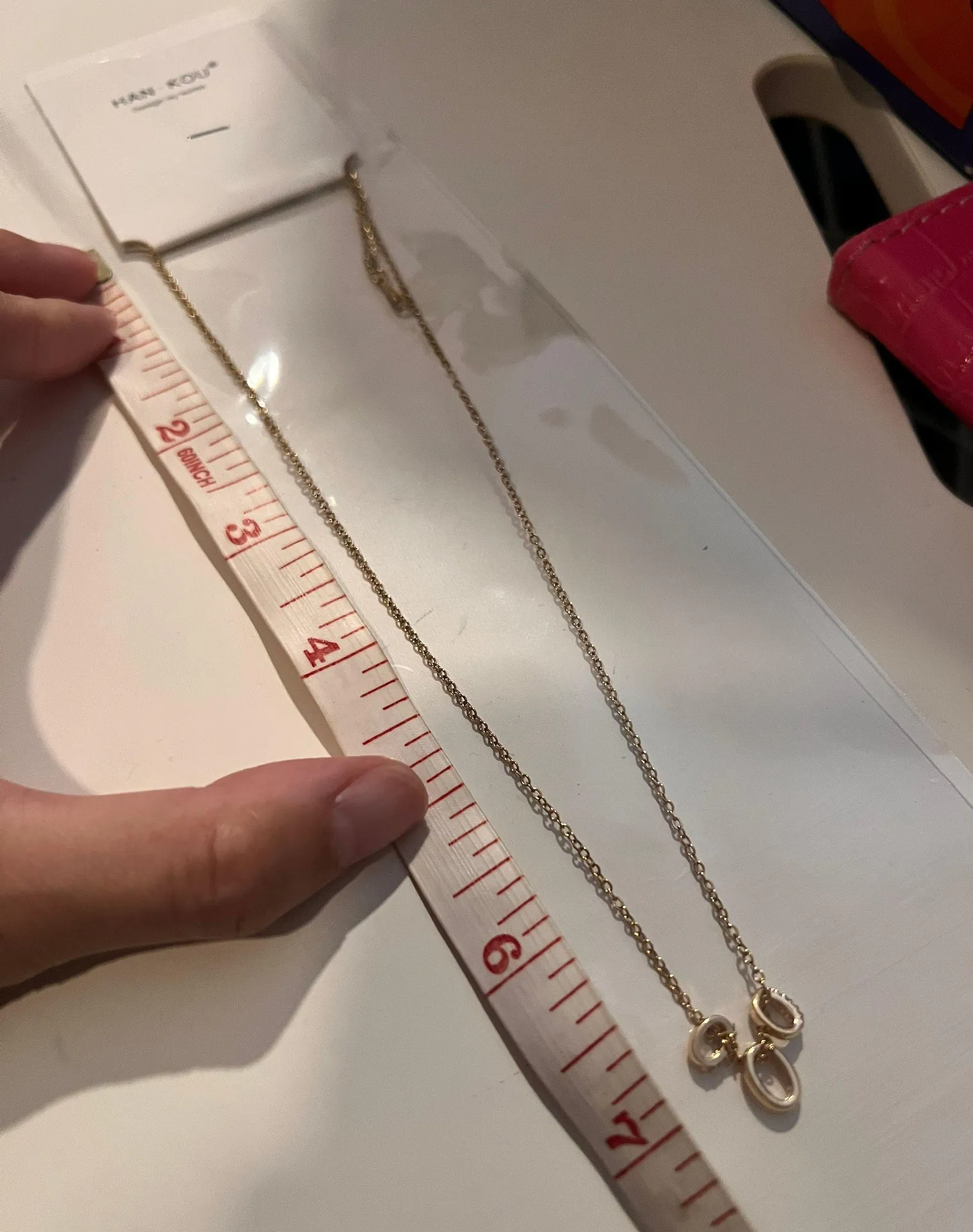 Gold ring pendant necklace women's fashion - Image 5