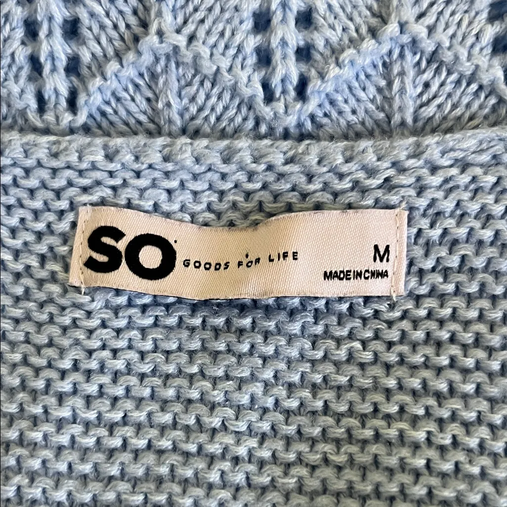 SO  Juniors' Pointelle Sweater Tank Top - Image 4