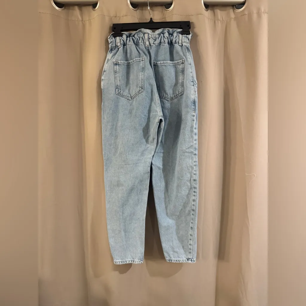ZARA  Blue Denim Trousers - Image 2