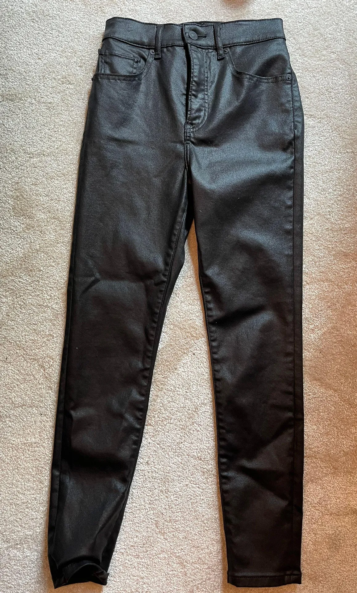 EXPRESS Black High Waisted Skinny Jeans - Image 4