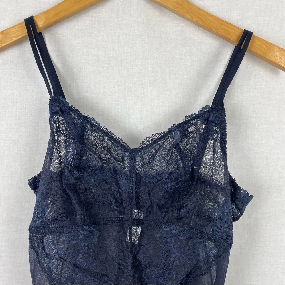 Wacoal Level Up Lace Bodysuit Navy - Image 2