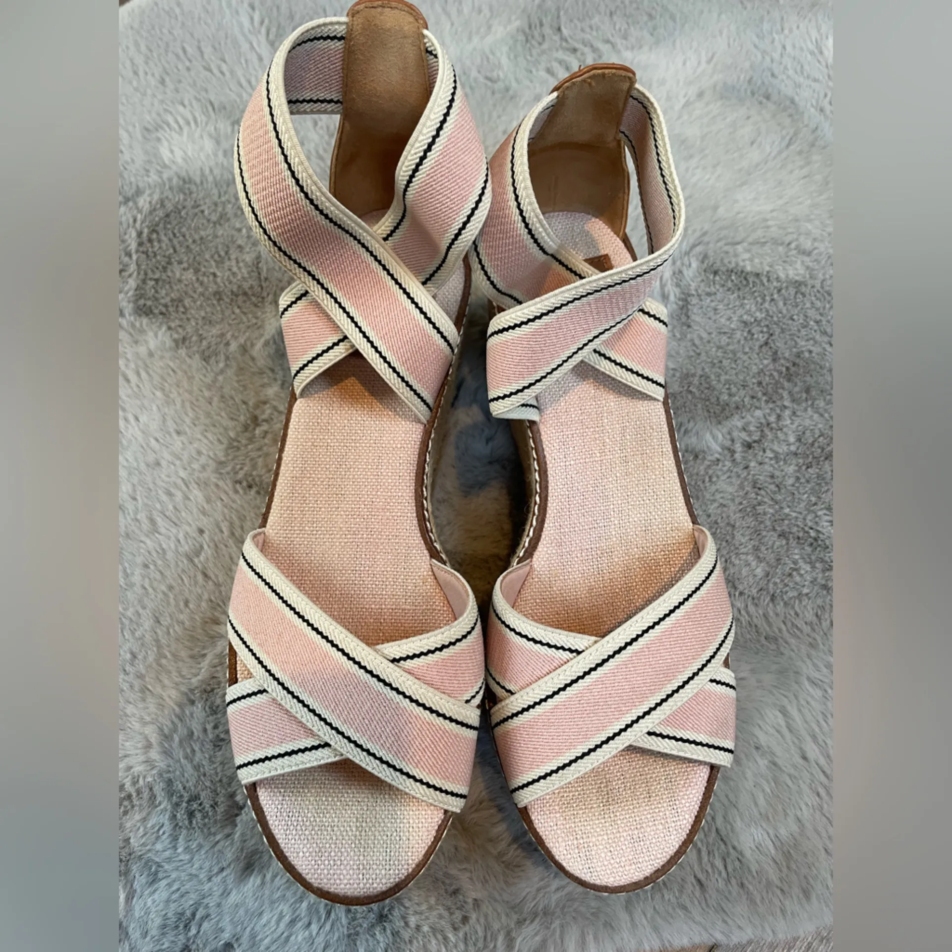 Tory Burch Pink Espadrille Sandals - Image 4