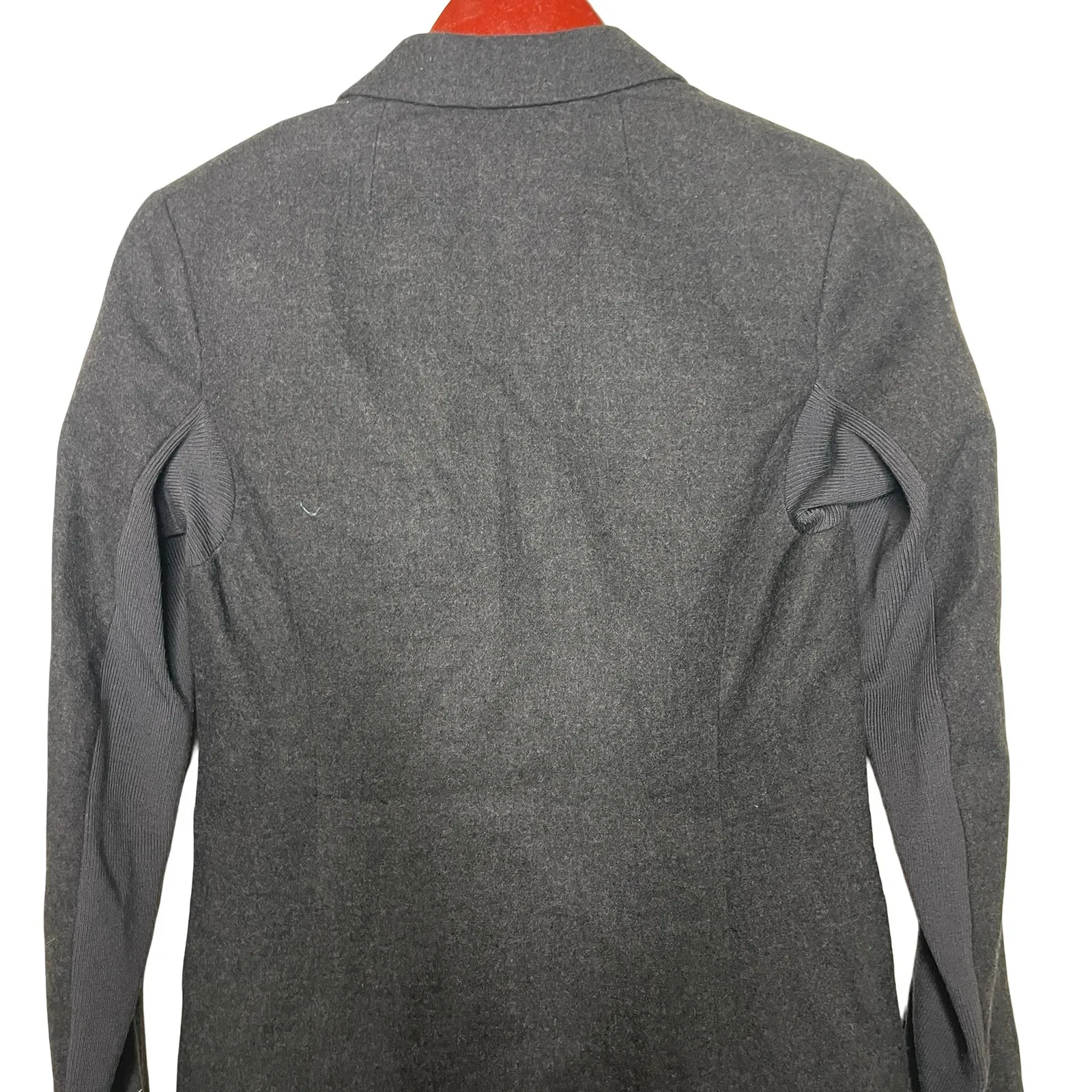 Rick Owens Grey 100% wool blazer jacket sz S 4 - Image 8