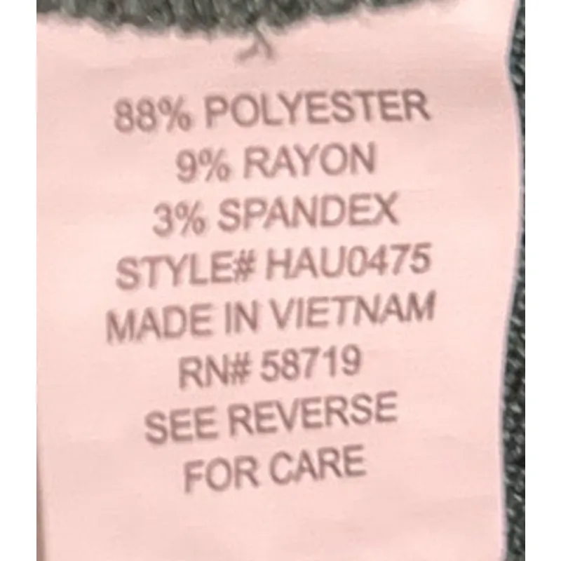 NY Collection Green Quarter Sleeve Cowl Neck Sweater‎ Wooden Buttons Size XL - Image 5