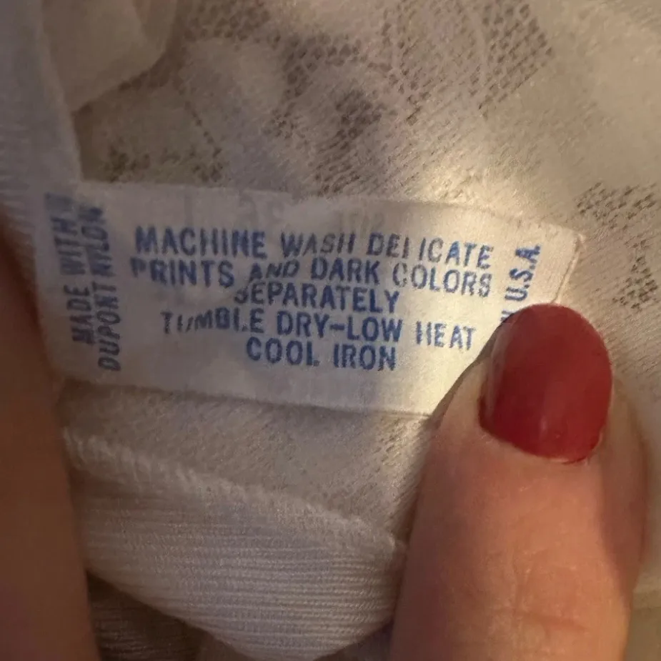 Vintage Vanity Fair White Slip Dress Lace Overlay, Full Size large  36 Nylon - Image 7