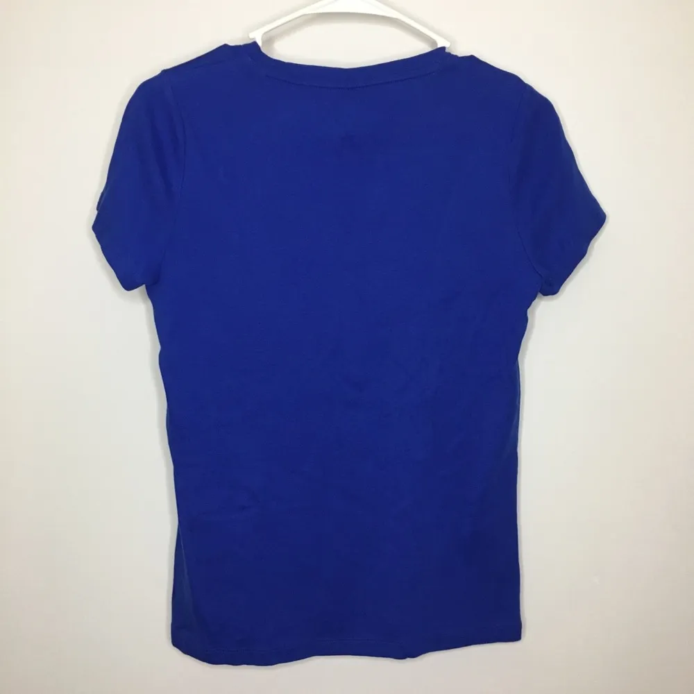 ST. JOHN’S BAY Royal Blue Short Sleeve Shirt Small - Image 7