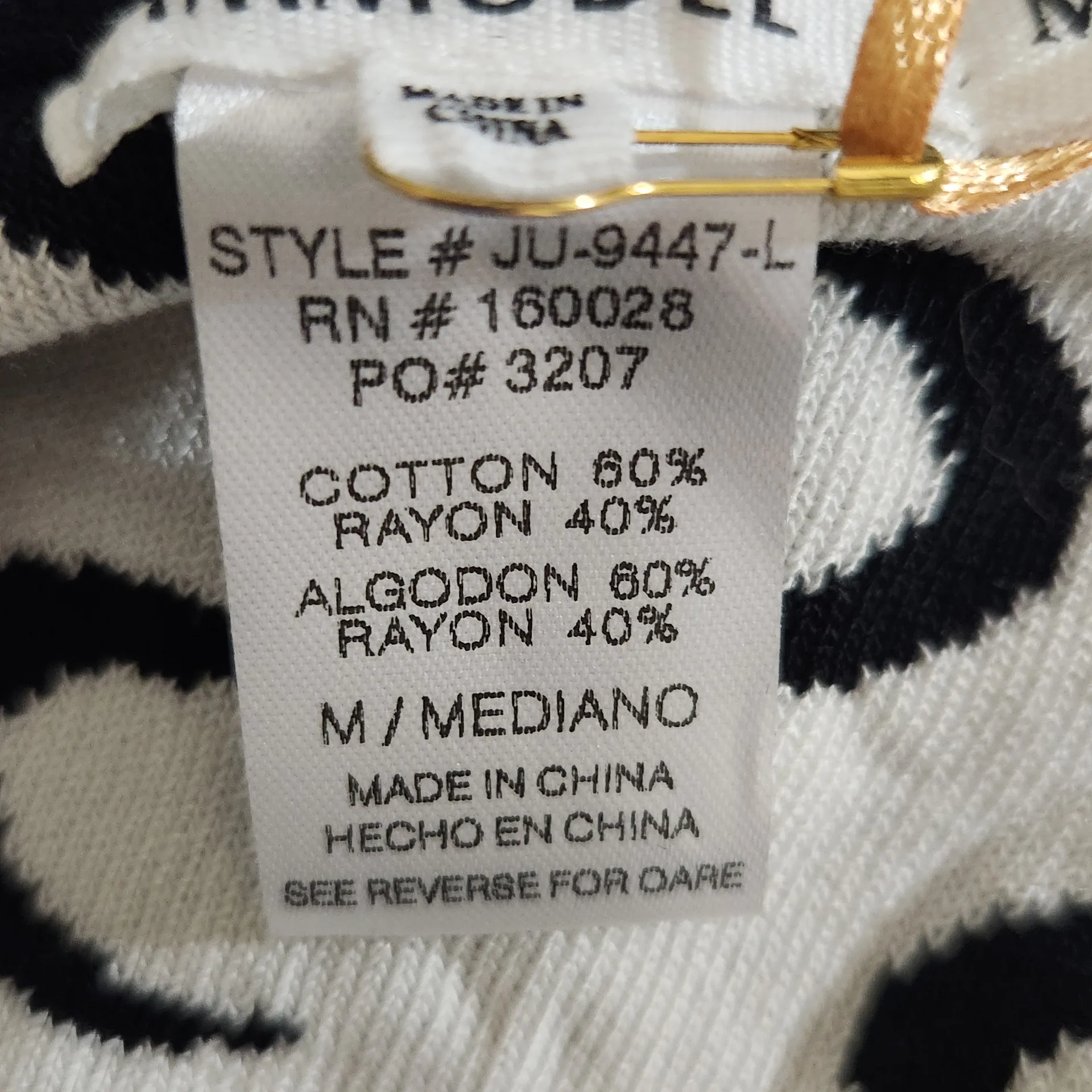 IMmodel Black and White Moon Print Jumpsuit NWT Sz Medium Knit Bodycon Jumpsuit - Image 8