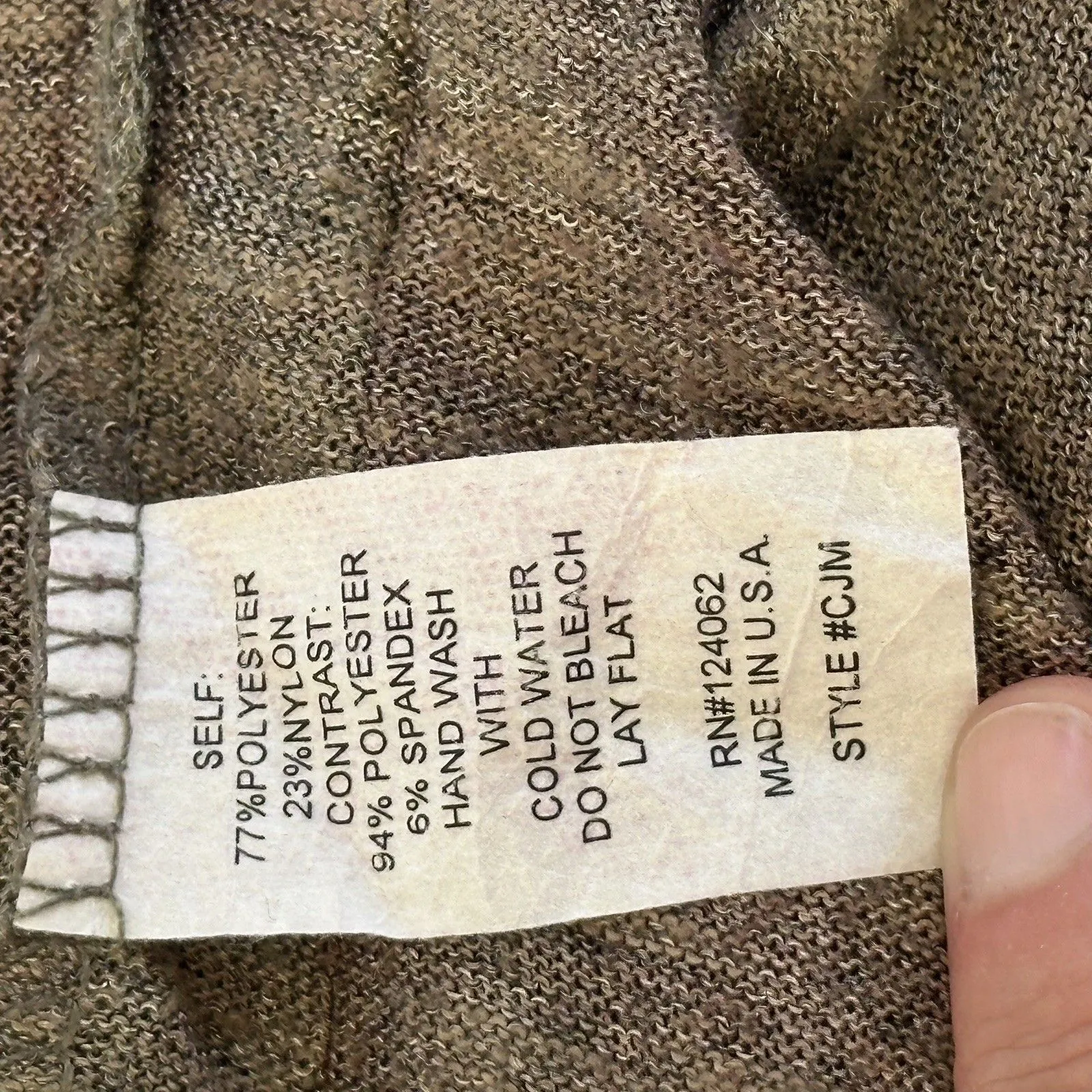 Cactus Boho Women’s Tunic Shirt Scoop Neck Top Flared Hem Long Sleeve Brown Size M - Image 10