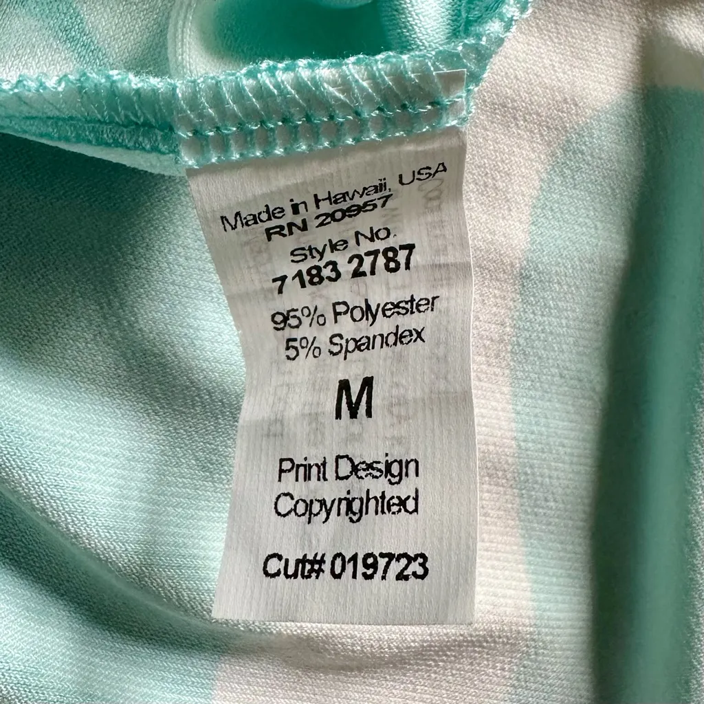 Tori Richard Honolulu Aqua Ocean Resort Dress Medium NWOT - Image 3