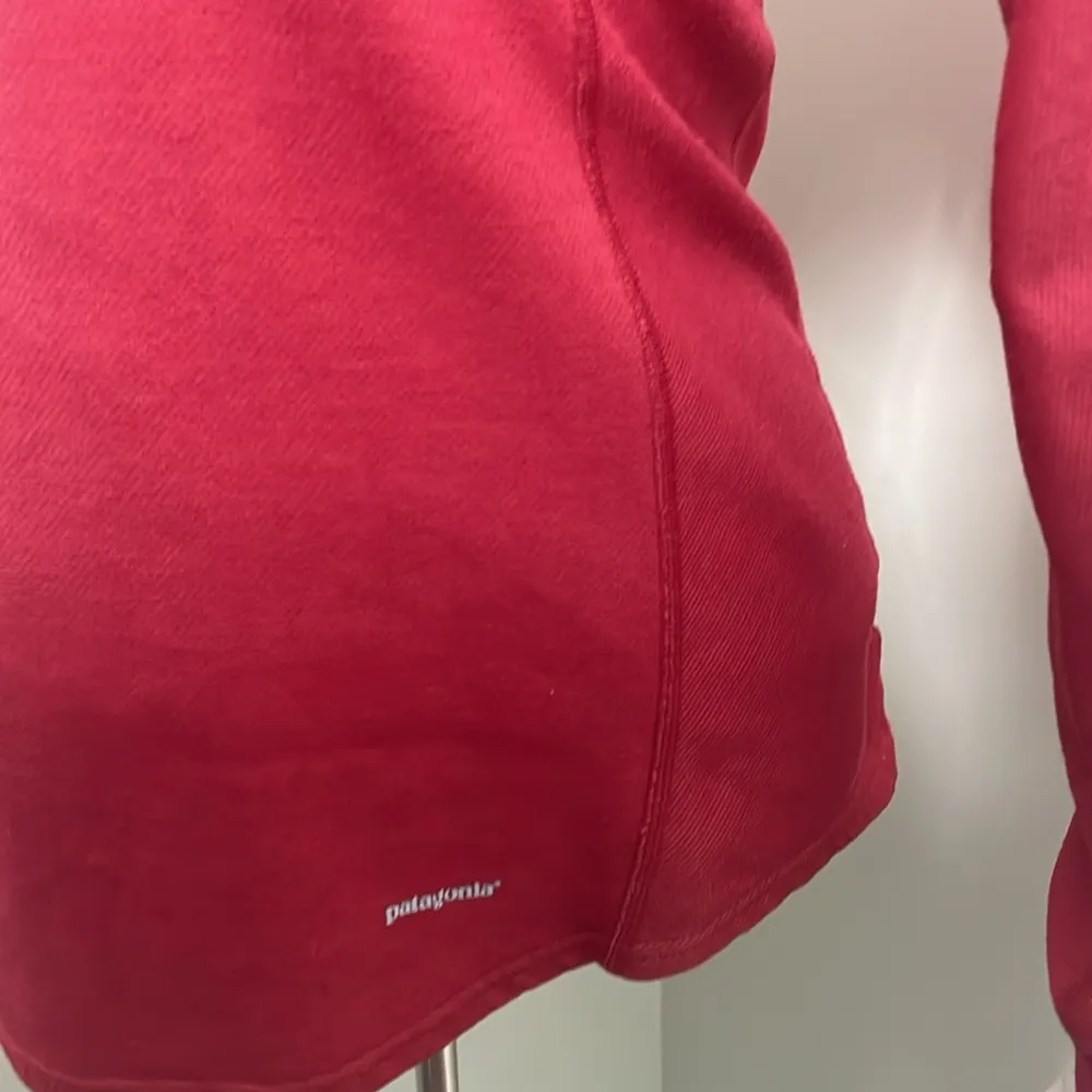 Patagonia Capilene Long Sleeve Performance Baselayer Red Shirt size medium - Image 3