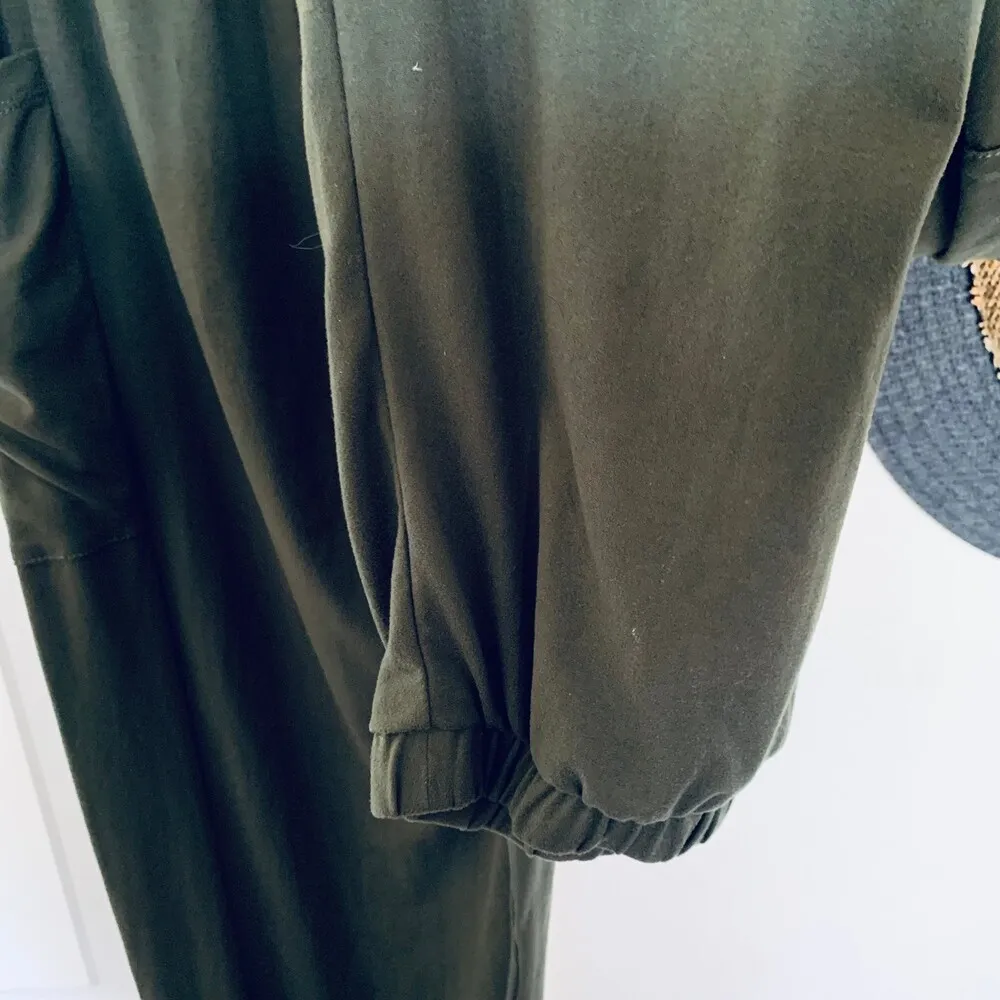 NWT 205 Collins by Forever 21 Hunter Green Military Style Romper/Jumpsuit | XL - Image 10