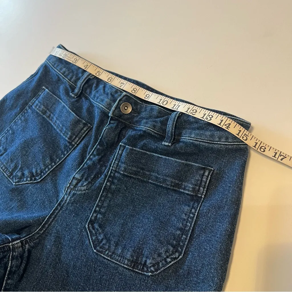 Sanctuary Marine Full length Standard rise wide leg Jeans, retro look, size 29 - Image 5