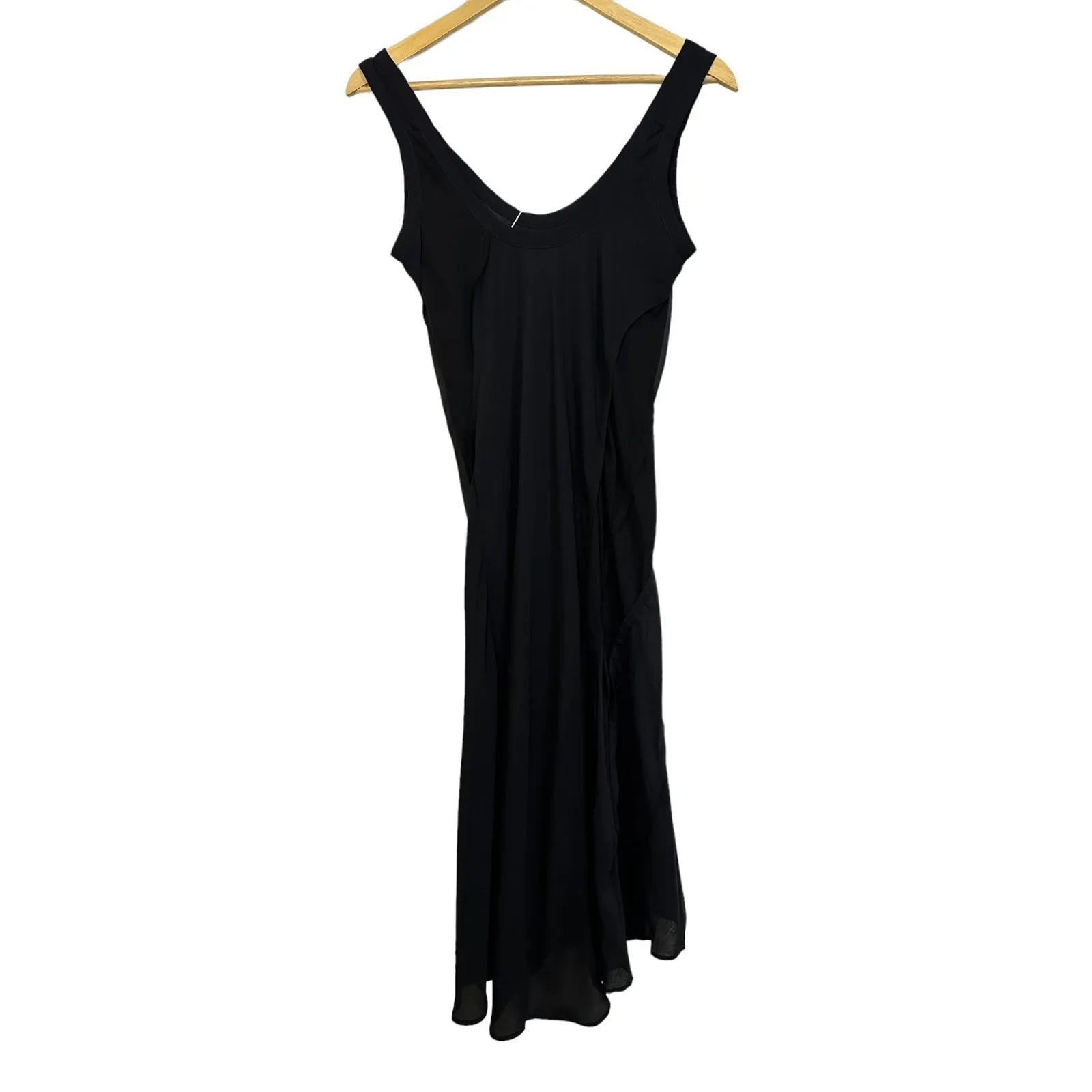 ACNE STUDIOS Bias-cut Patchwork Dress black size‎ 36 NEW $630 - Image 7