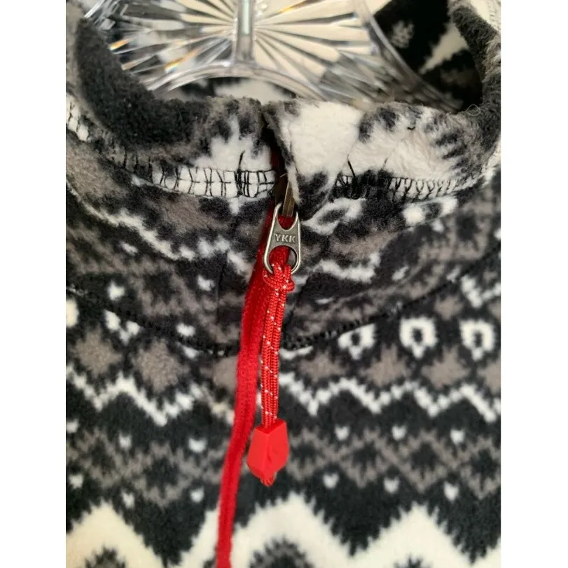 Eddie Bauer 1/2 zip Fleece pullover geometric XL women's - Image 4