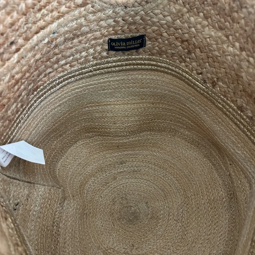 Olivia Miller Straw Tote Bag Beach Vacation Bag - Image 6