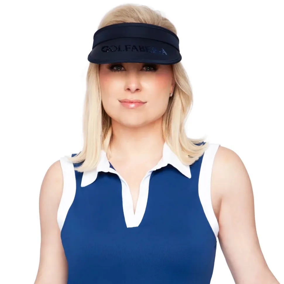 Tuckernuck Golfabella Golf Visor Navy Bling New Blue - Image 2