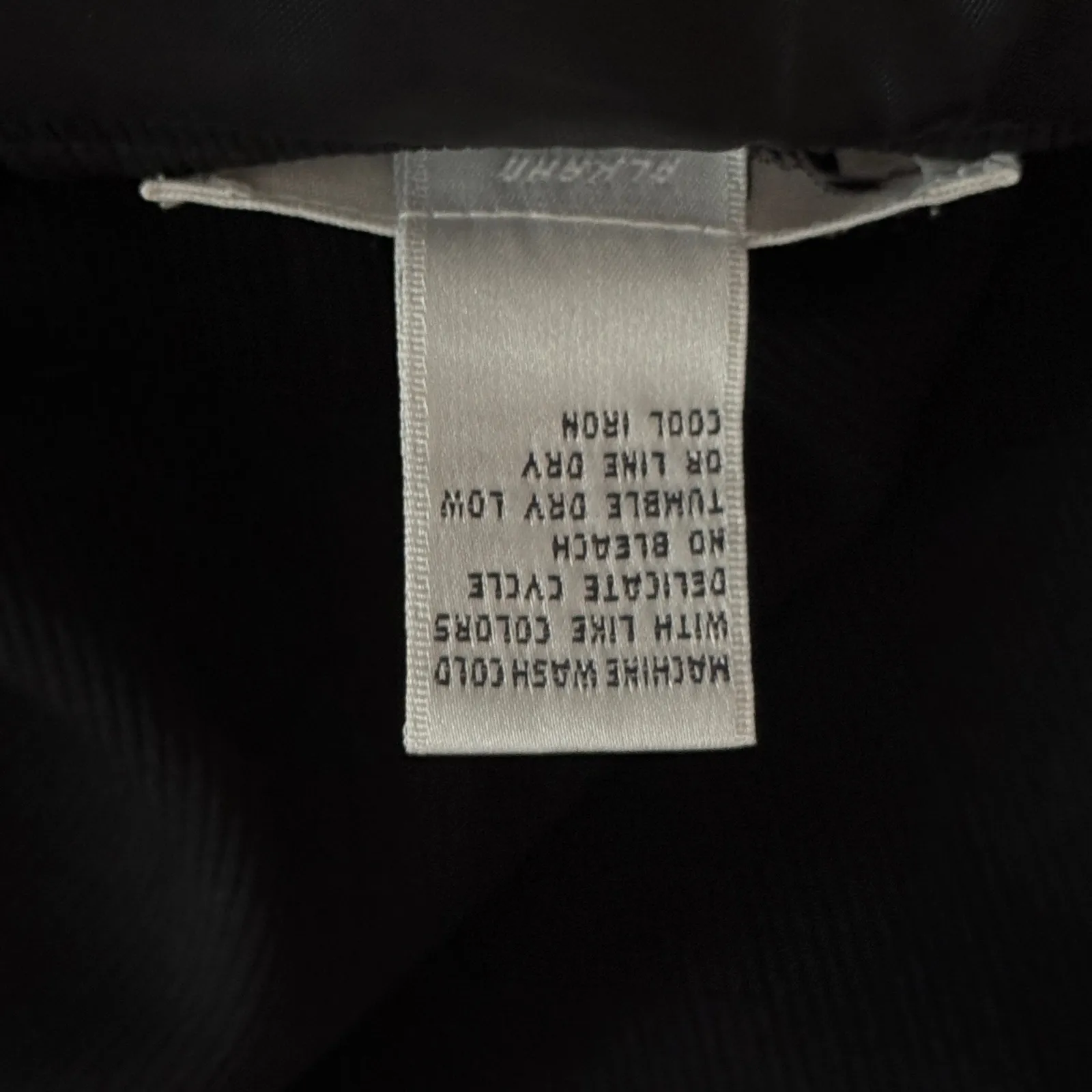 Judith Hart Collection Skirt Black Midi Career‎ Wear Slit Back Corpcore Size 6 - Image 7