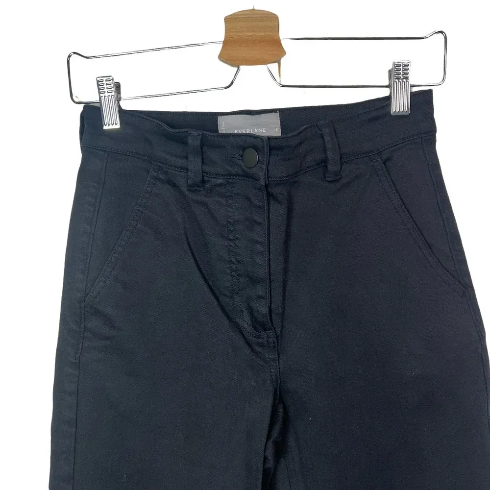 Everlane The Straight-Leg‎ Crop Jeans Black Size 0 - Image 2