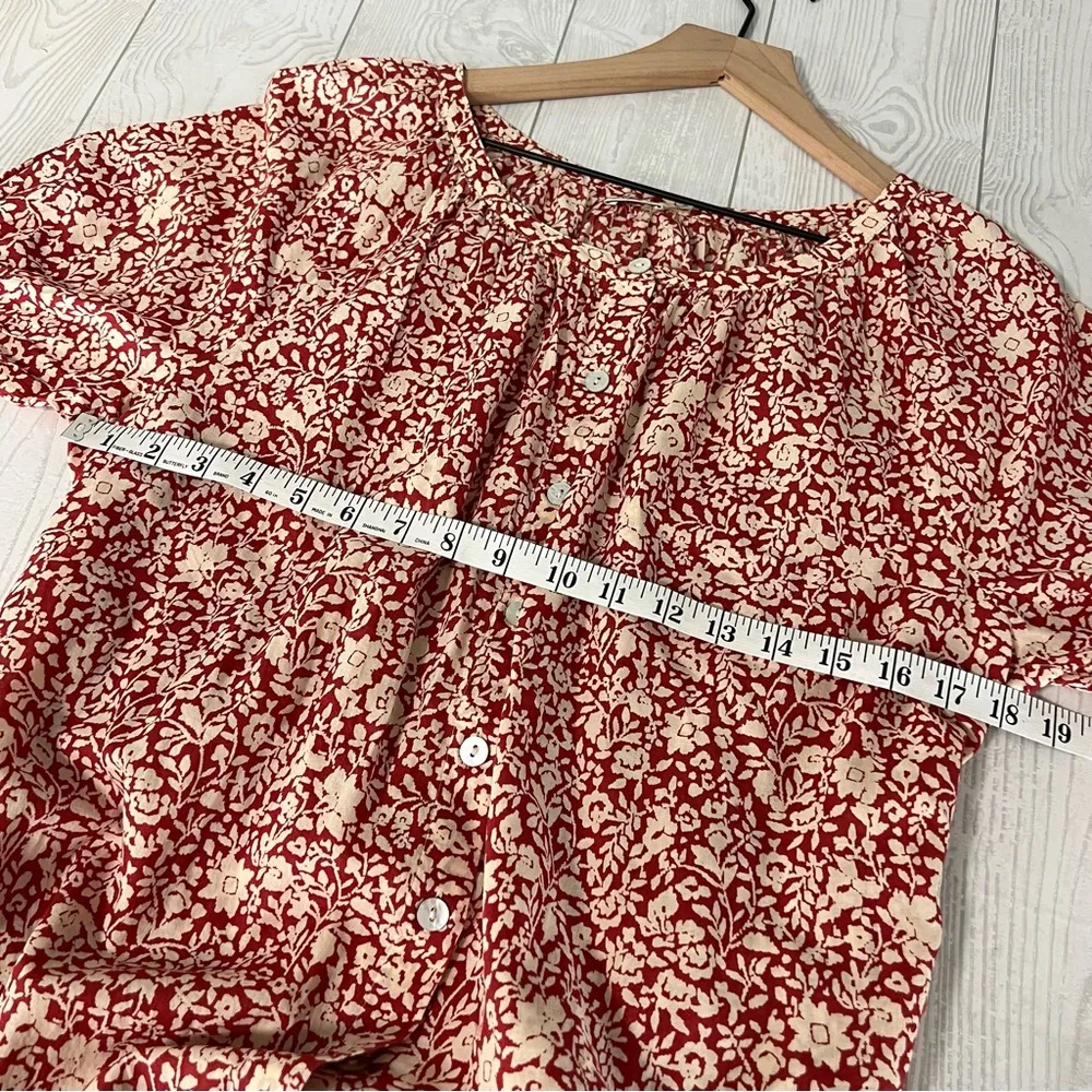 Faherty Carmel Dress In Tandoori Spice Sunrise Floral - Image 7