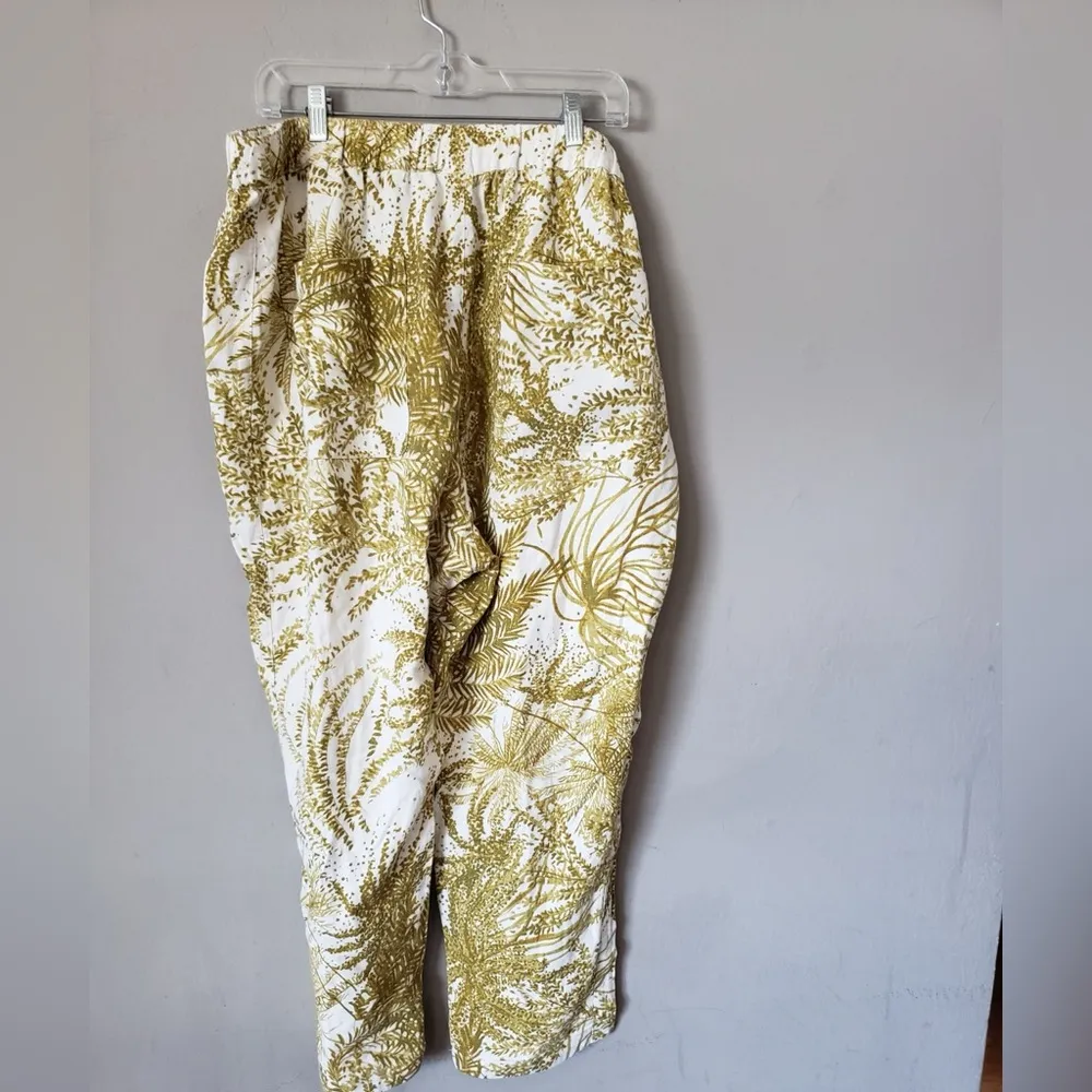 Pilcro Gold and Cream Women's Trousers New no Tags linen blend - Image 9