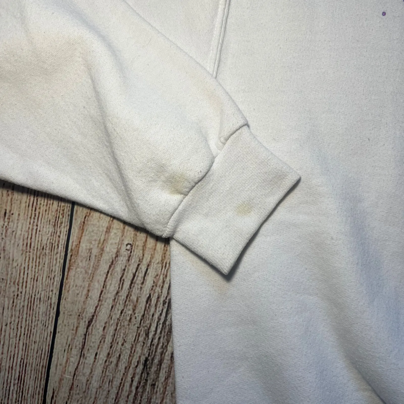 VTG 90s Morning Sun White Snowflake Crewneck Sweatshirt Women's Small grannycore Blue - Image 3