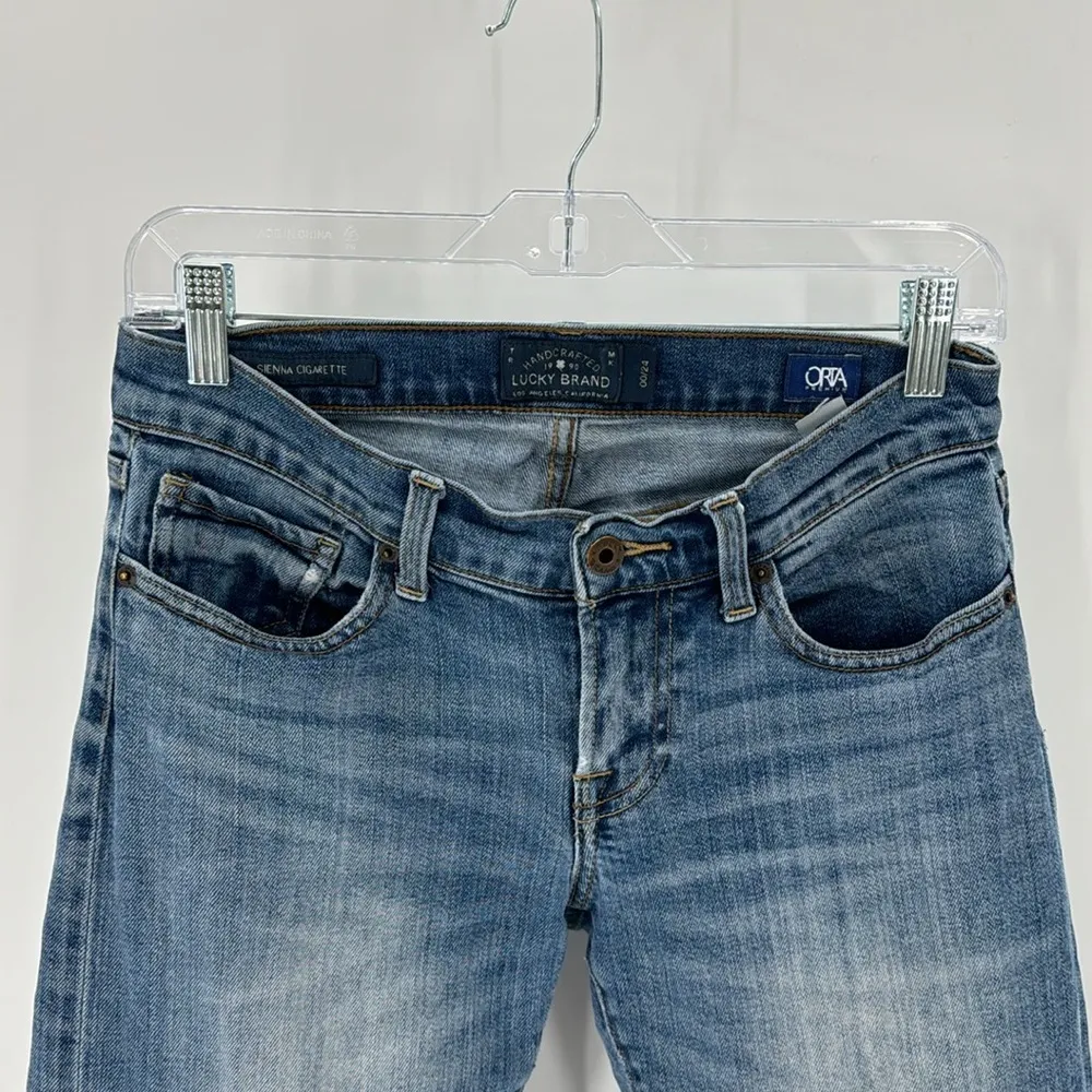 Luck Brand Sienna Cigarette jean skinny fit cropped hem casual chic - Image 2