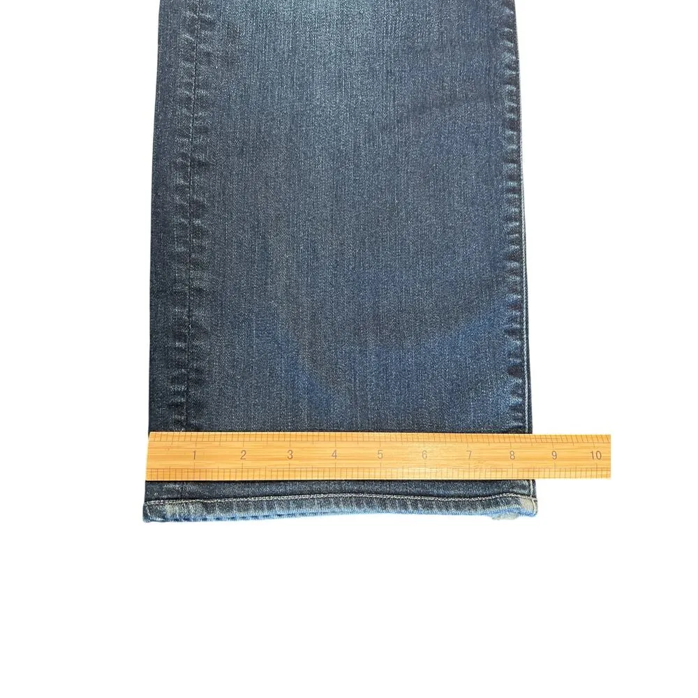 7 For All Mankind Austyn Straight Crop Jeans Women Size 36 Mid-Rise 28.5"Inseam - Image 9