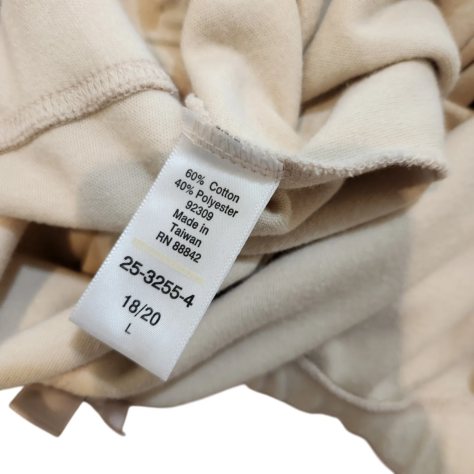 Woman Within Beige Cream Sweater Midi Skirt W/ Pockets Pull On 7-Day Knit 18/20 - Image 7