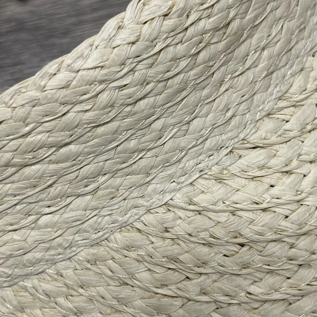 Old Navy Tan Straw Hat Classic‎ Summer Accessory - Image 6