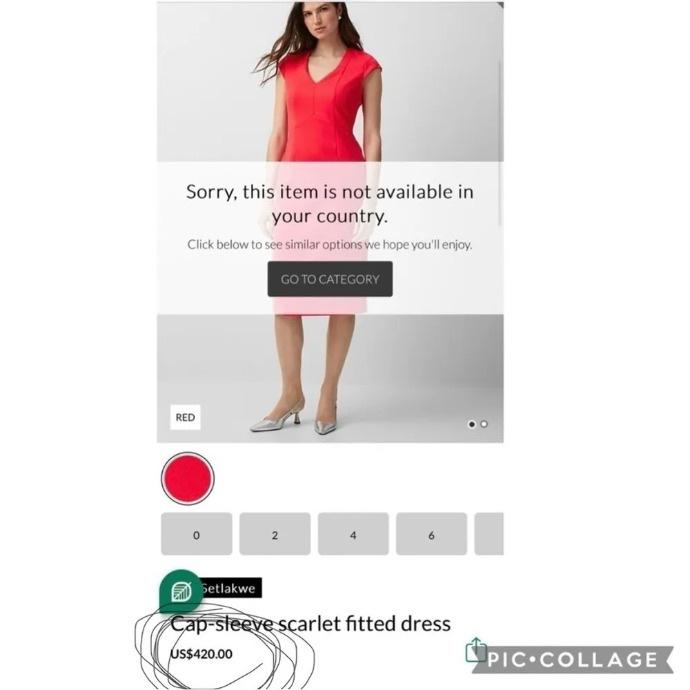 Iris Setlakwe Dress Sheath S Red Coral Cap Sleeve Ponte Knit Short Sleeve Party - Image 17