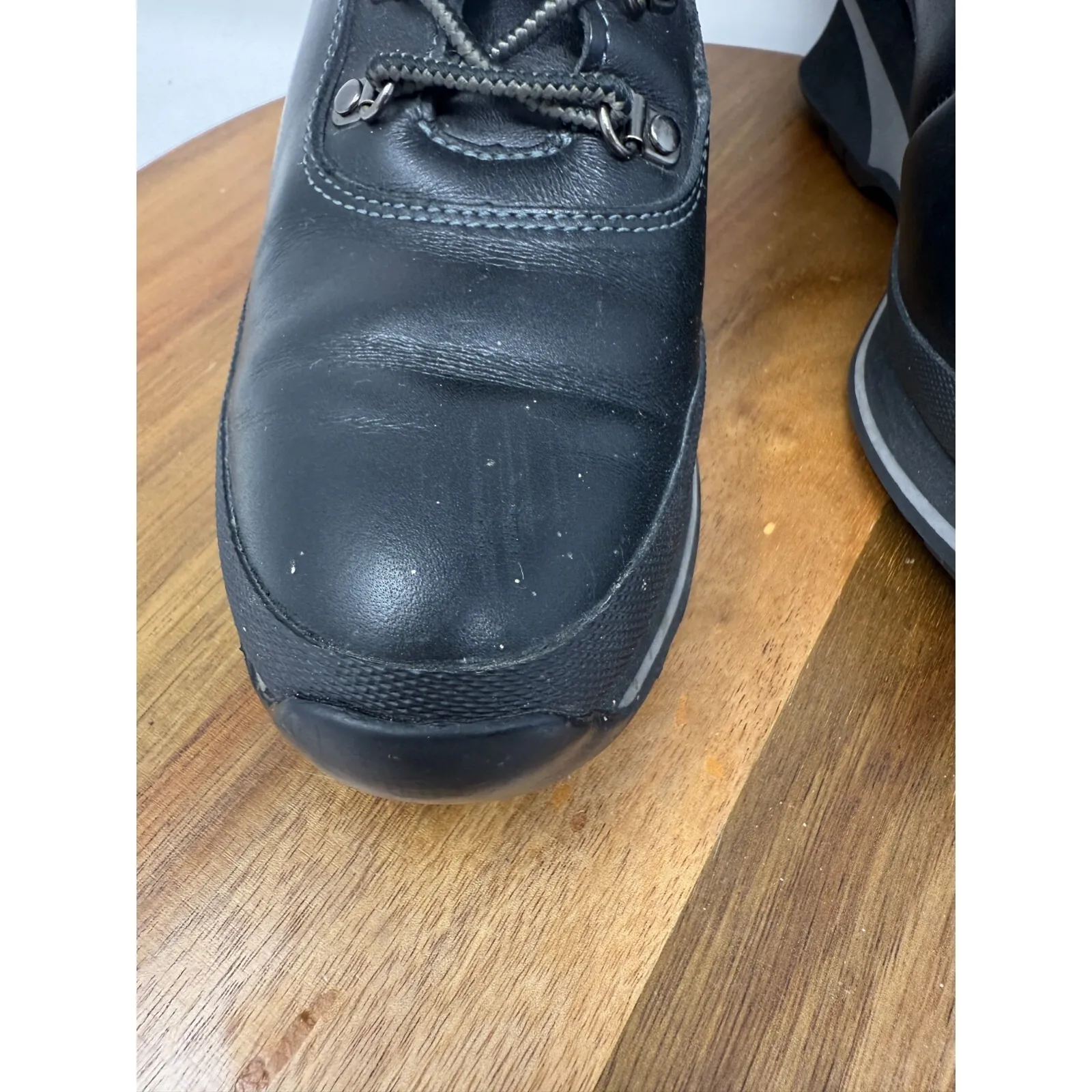 Timberland Boots Womens Leather Wedge‎ Lace Up Shoes Size 8 89395 - Image 8